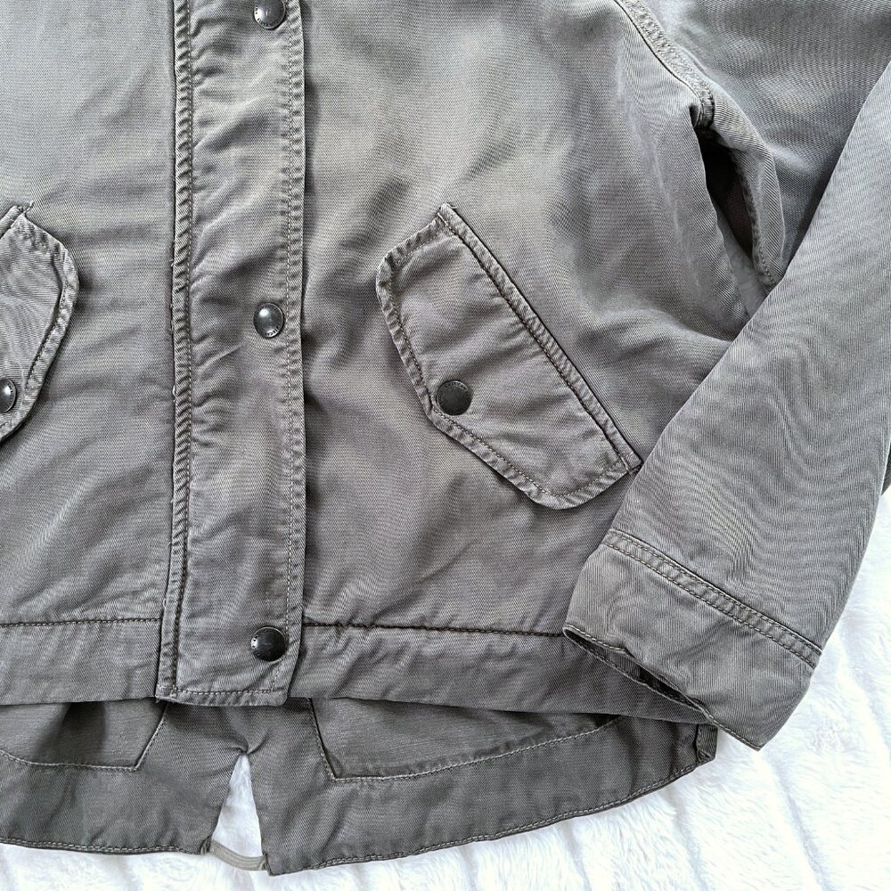 AEO American Eagle Hooded Military Jacket (Green) XS - Picture 4 of 12